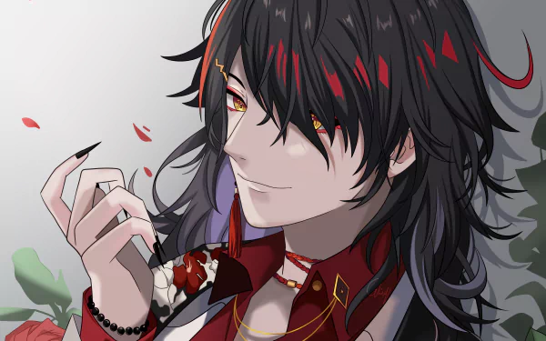 Luxiem Nijisanji Vox Akuma Anime Virtual Youtuber HD Desktop Wallpaper | Background Image