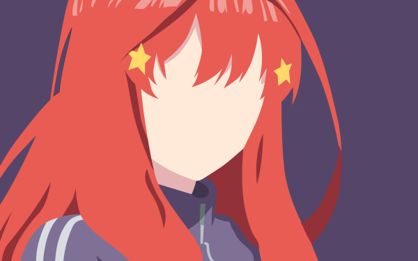 Anime The Quintessential Quintuplets Itsuki Nakano Minimalist HD Wallpaper | Background Image