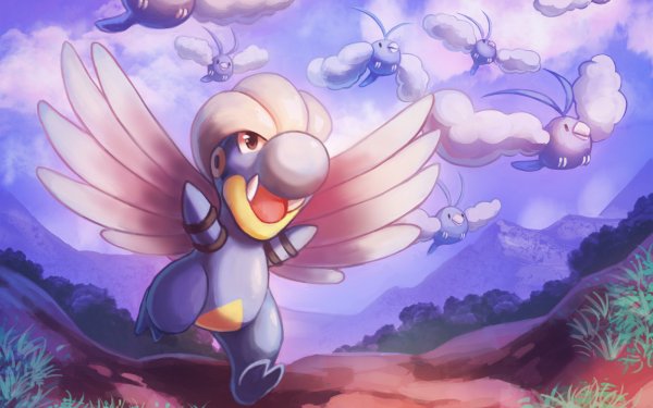 Anime Pokémon Bagon Swablu HD Wallpaper | Background Image