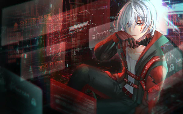 Noctyx Nijisanji Fulgur Ovid Anime Virtual Youtuber HD Desktop Wallpaper | Background Image