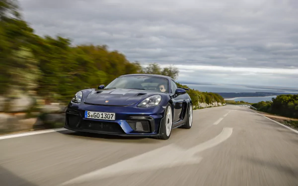 vehicle Porsche 718 Cayman GT4 HD Desktop Wallpaper | Background Image