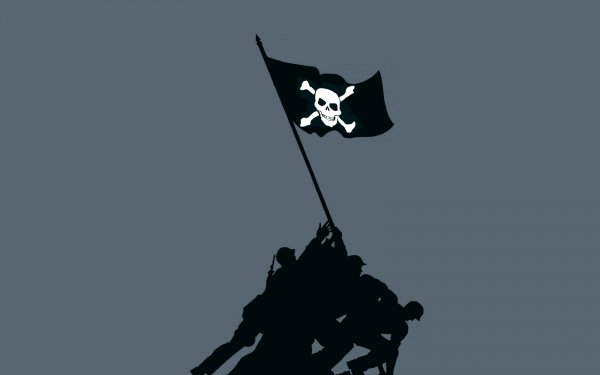 Technology Hacker Pirate Flag HD Wallpaper | Background Image