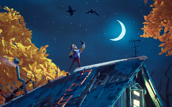 video game Hello Neighbor 2 HD Desktop Wallpaper | Background Image