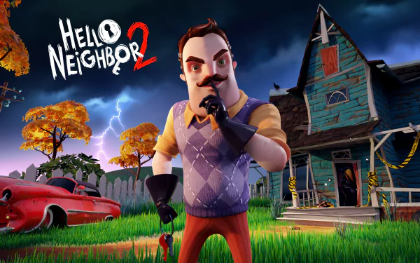 video game Hello Neighbor 2 HD Desktop Wallpaper | Background Image
