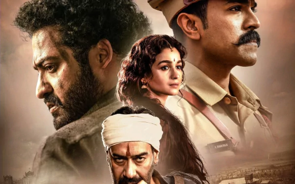 movie RRR HD Desktop Wallpaper | Background Image