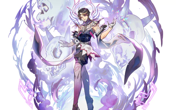 Nijisanji Luxiem Shu Yamino Anime Virtual Youtuber HD Desktop Wallpaper | Background Image