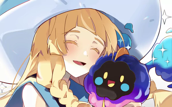 Cosmog (Pokémon) Lillie (Pokemon) video game Pokémon: Sun and Moon HD Desktop Wallpaper | Background Image