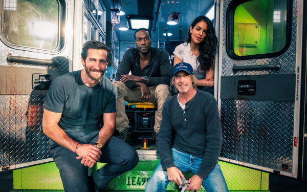 michael bay Eiza Gonzalez Yahya Abdul-Mateen II Jake Gyllenhaal movie Ambulance (Movie) HD Desktop Wallpaper | Background Image