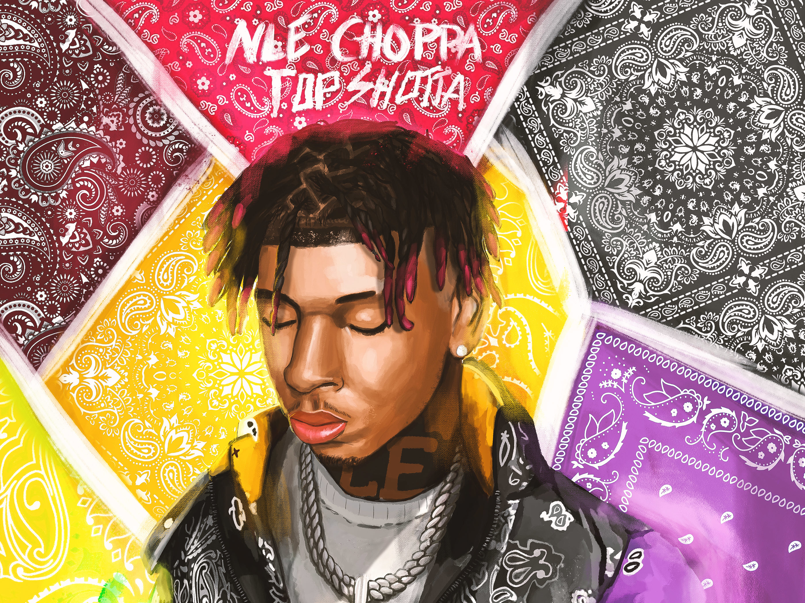 Download Nle Choppa Performing Live Wallpaper | Wallpapers.com