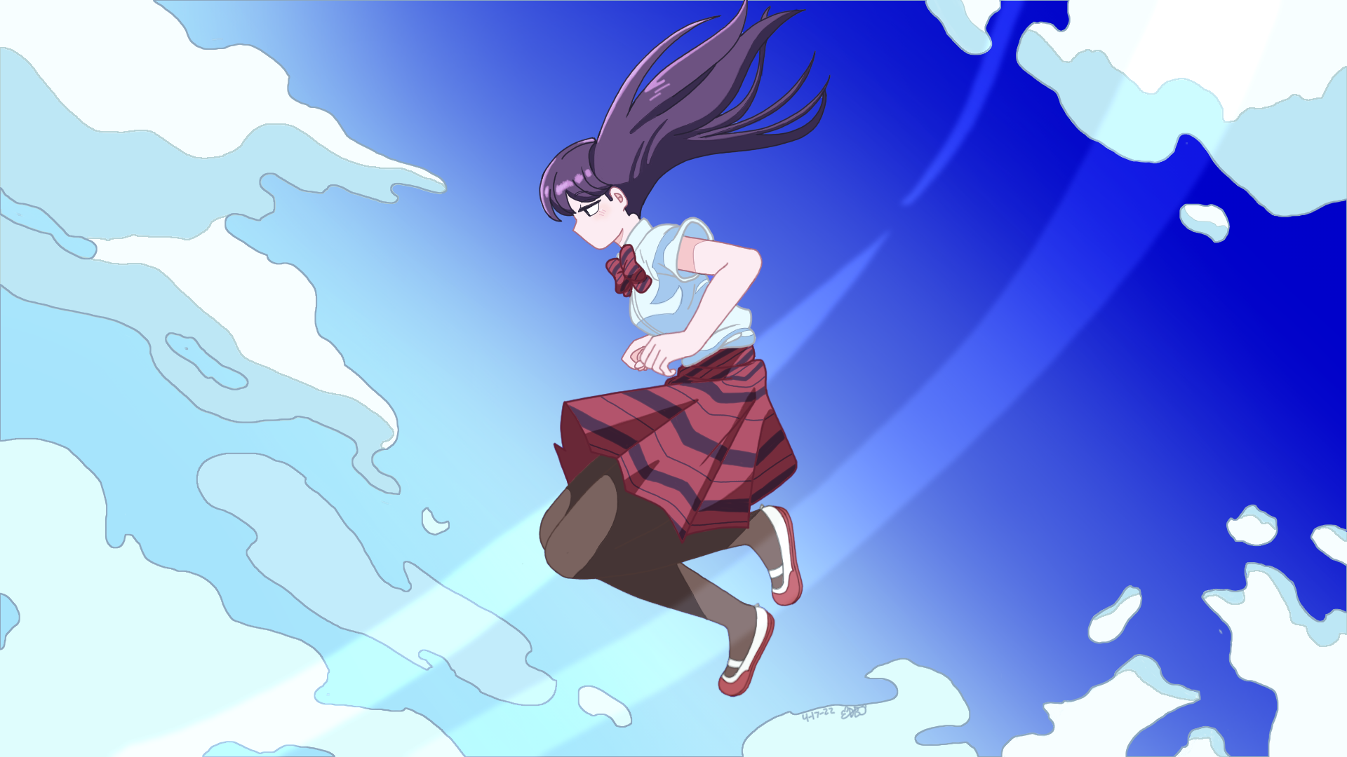 Download Komi Shouko Anime Komi Can’t Communicate HD Wallpaper