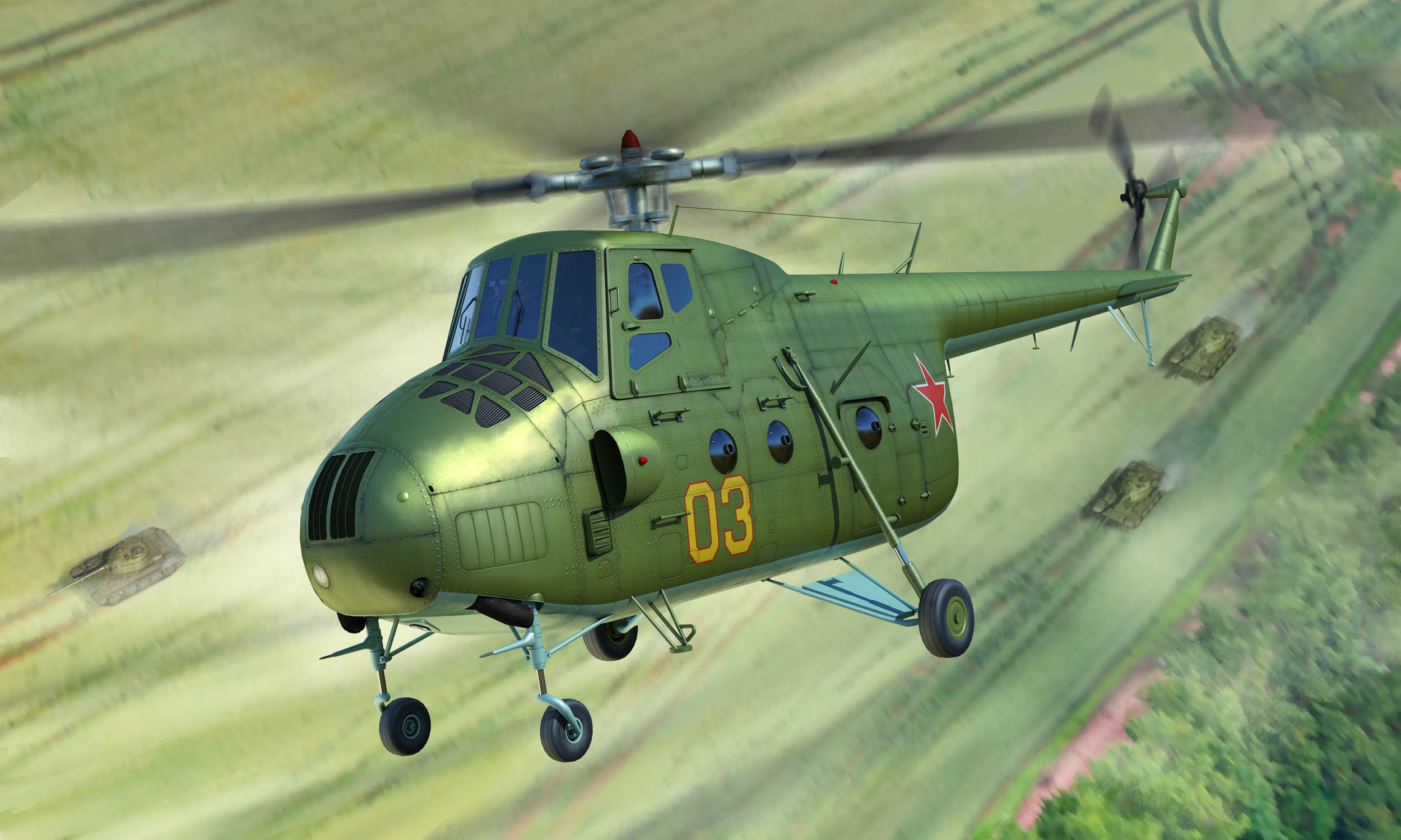 Military Mil Mi-4 HD Wallpaper | Background Image