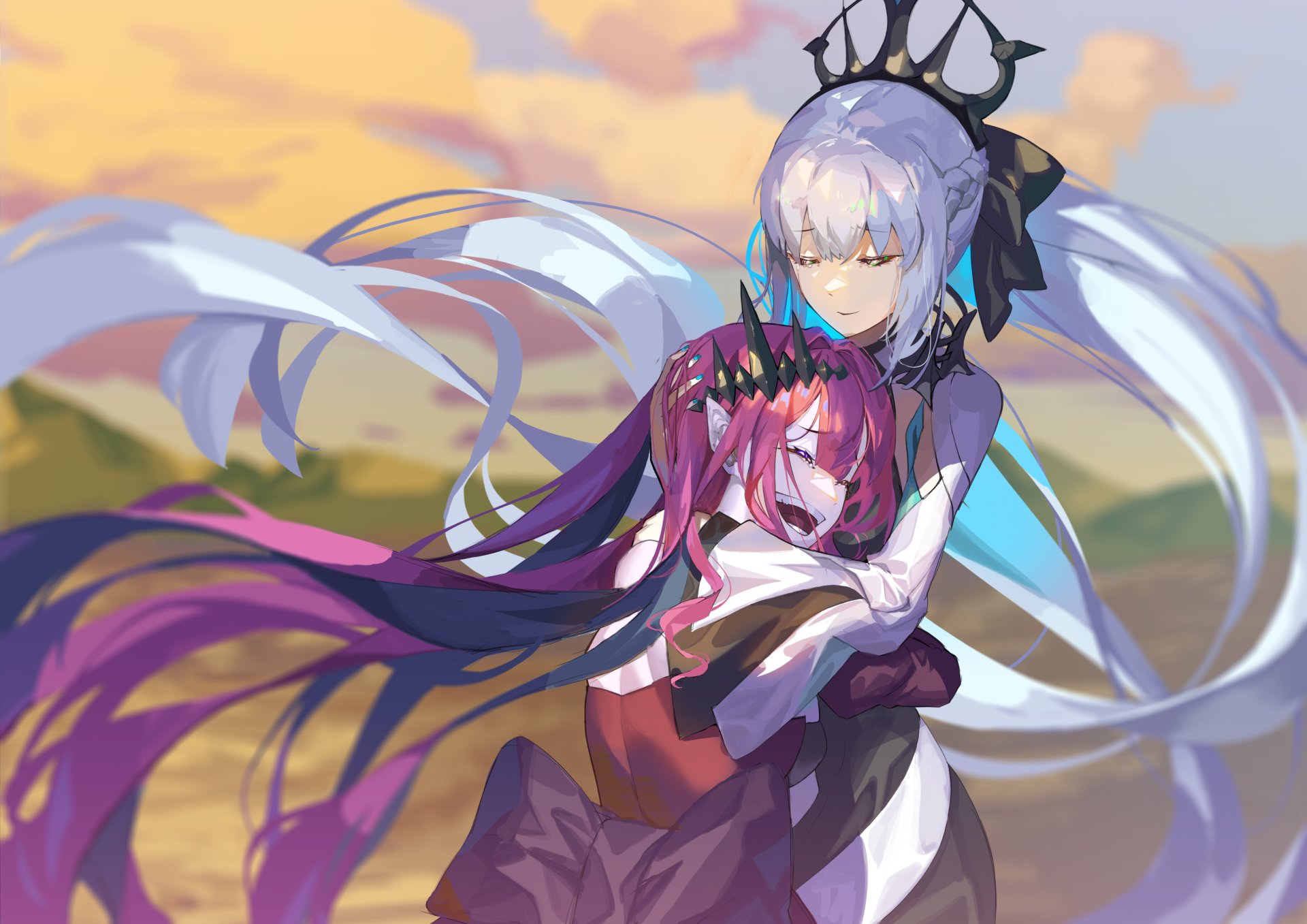 Download Yousei-kishi Tristan Anime Fate/Grand Order Morgan Le Fay (Fate/Grand Order) HD Wallpaper