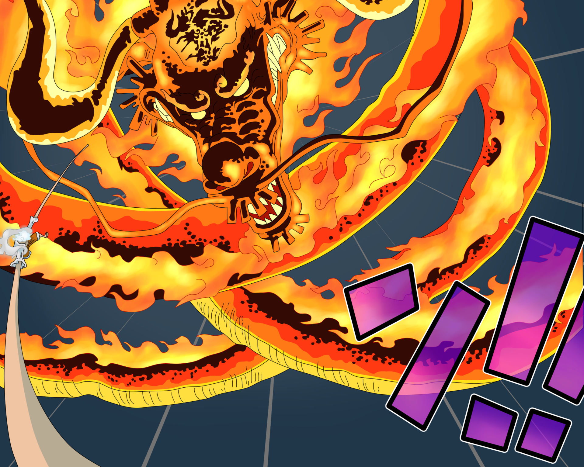 Luffy Vs Kaido Luffy vs Kaido by sharaizx on DeviantArt