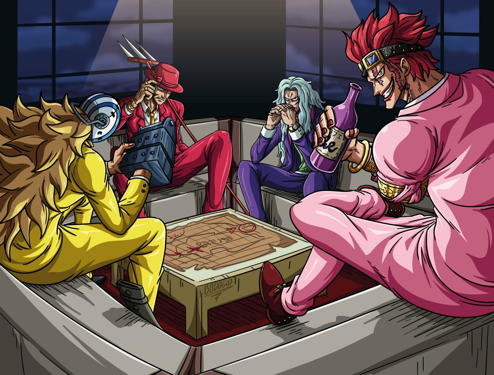 Download Eustass Kid Killer (One Piece) Anime One Piece HD Wallpaper by BBDBG03
