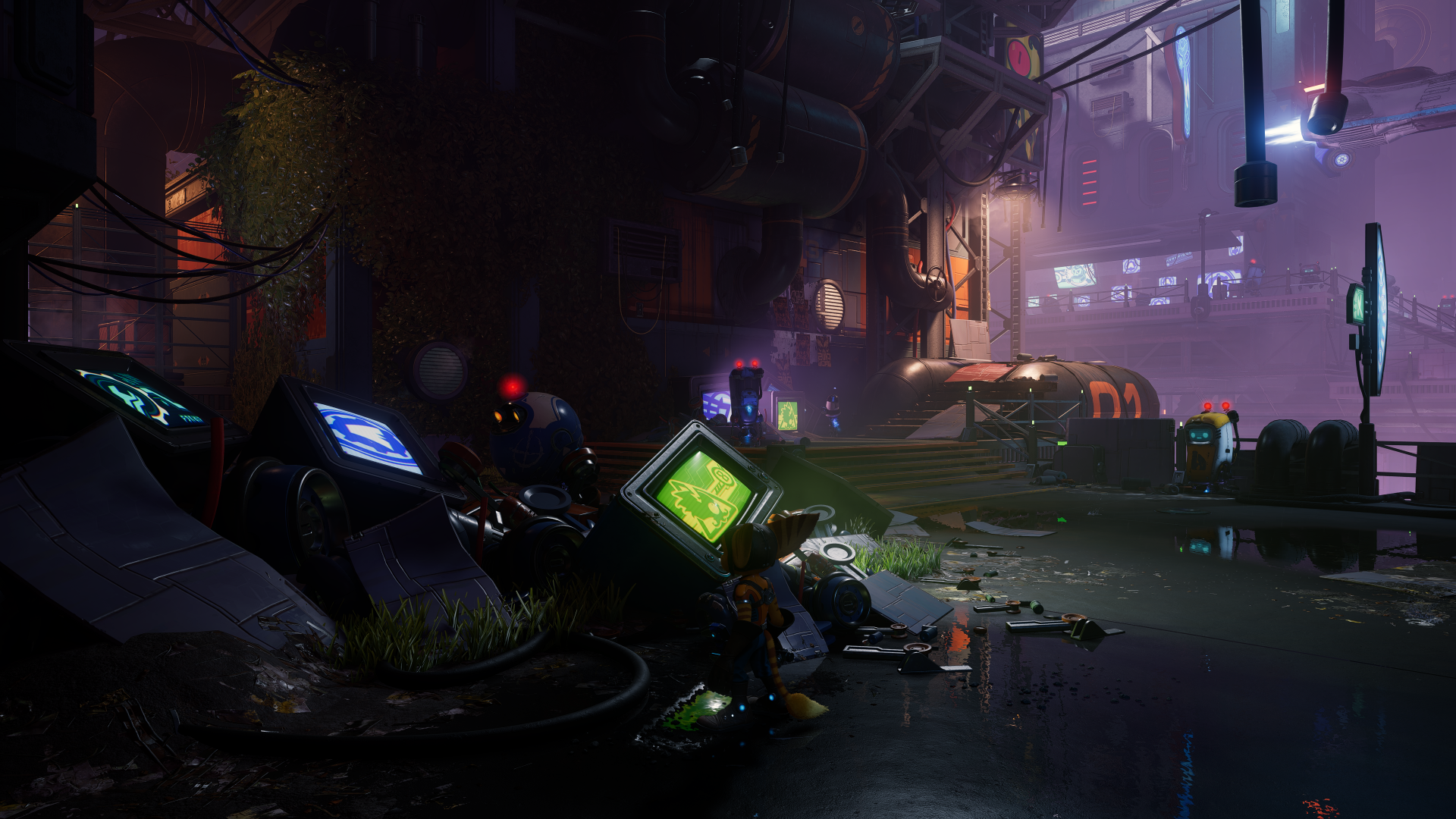 Dark City scape Ratchet &amp;Clank by DaveC