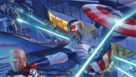 Sam Wilson Comic Captain America HD Desktop Wallpaper | Background Image