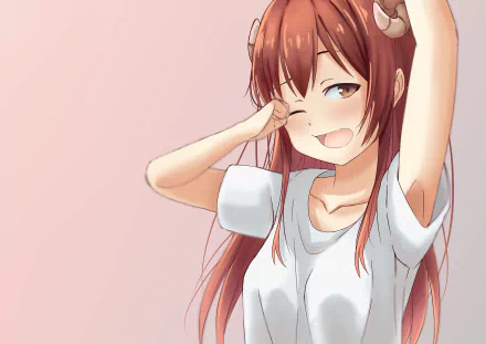 Yuuko Yoshida Anime The Demon Girl Next Door HD Desktop Wallpaper | Background Image