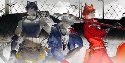 Aosta (Arknights) Broca (Arknights) Chiave (Arknights) video game Arknights HD Desktop Wallpaper | Background Image