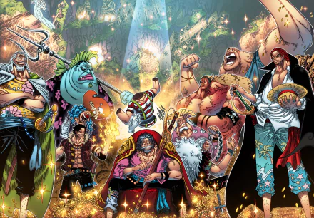 Benn Beckman Baggy (One Piece) Shanks (One Piece) Portgas D. Ace Gol D. Roger Anime One Piece HD Desktop Wallpaper | Background Image