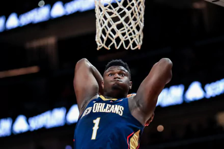 Zion Williamson Sports New Orleans Pelicans HD Desktop Wallpaper | Background Image