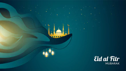 religious Eid Mubarak HD Desktop Wallpaper | Background Image