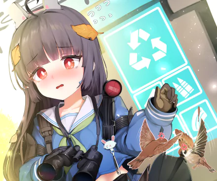 Kasumizawa Miyu video game Blue Archive HD Desktop Wallpaper | Background Image