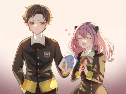 Damian Desmond Anya Forger Anime Spy x Family HD Desktop Wallpaper | Background Image