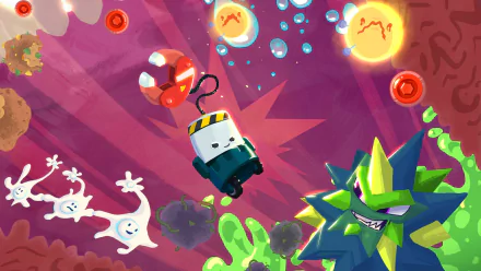 video game Get-A-Grip Chip and the Body Bugs HD Desktop Wallpaper | Background Image