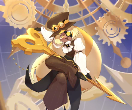 Timekeeper Cookie (Cookie Run) video game Cookie Run: OvenBreak HD Desktop Wallpaper | Background Image