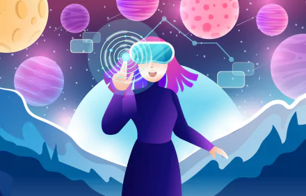 technology Metaverse HD Desktop Wallpaper | Background Image