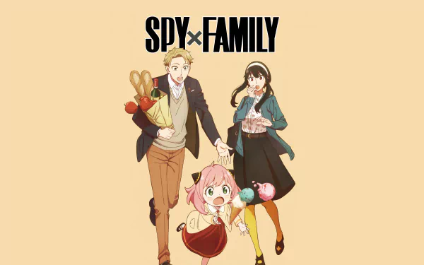 Anya Forger Loid Forger Yor Forger Anime Spy x Family HD Desktop Wallpaper | Background Image