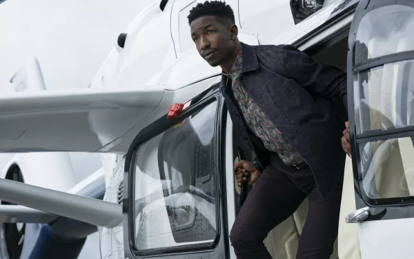 Mamoudou Athie movie Jurassic World: Dominion HD Desktop Wallpaper | Background Image