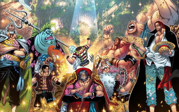 Benn Beckman Baggy (One Piece) Shanks (One Piece) Portgas D. Ace Gol D. Roger Anime One Piece HD Desktop Wallpaper | Background Image