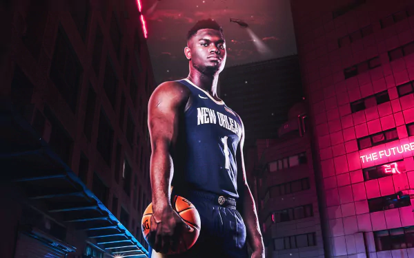Zion Williamson Sports HD Desktop Wallpaper | Background Image