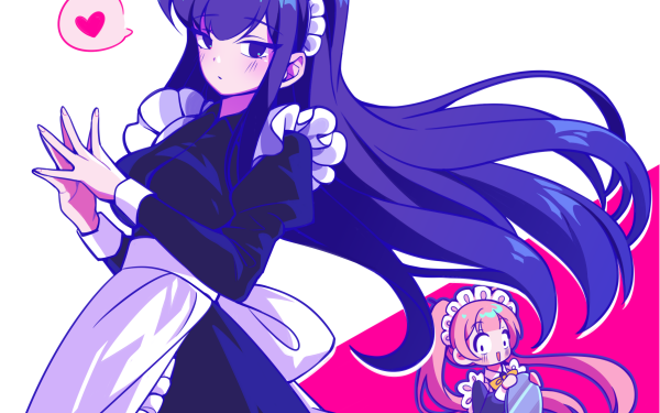 Anime Komi Can't Communicate Komi Shouko Maid HD Wallpaper | Background Image