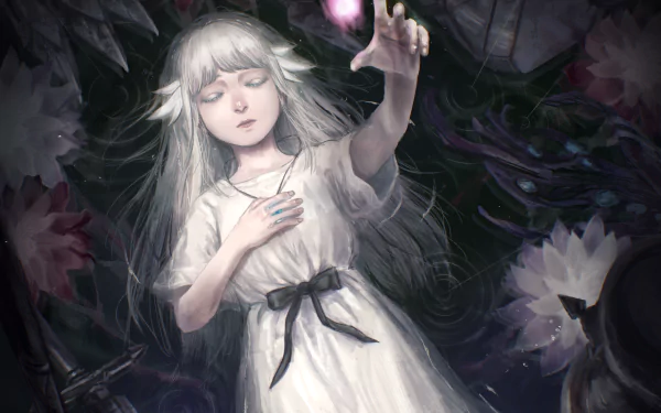 Lily (Ender Lilies) video game ENDER LILIES: Quietus of the Knights HD Desktop Wallpaper | Background Image