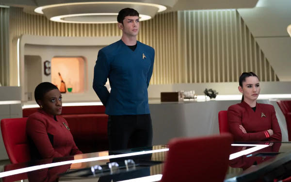 Spock Ethan Peck TV Show Star Trek: Strange New Worlds HD Desktop Wallpaper | Background Image