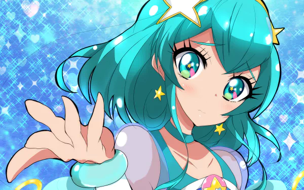 Lala Hagoromo Cure Milky Anime Star☆Twinkle Precure HD Desktop Wallpaper | Background Image