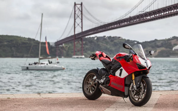 vehicle Ducati Panigale V4 HD Desktop Wallpaper | Background Image