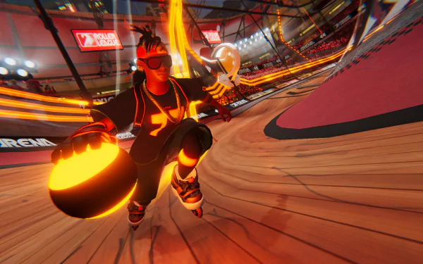 video game Roller Champions HD Desktop Wallpaper | Background Image