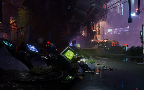  Dark City scape Ratchet &amp;Clank