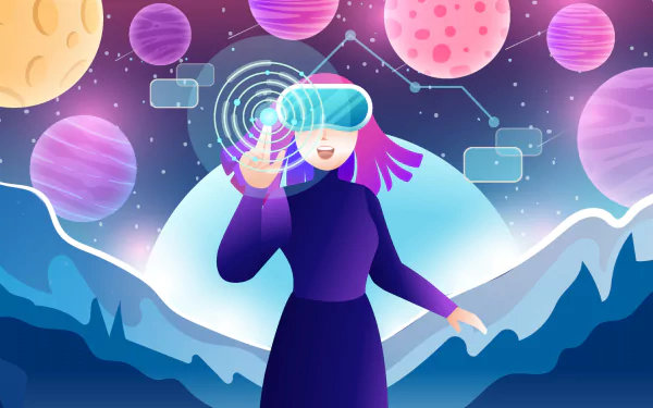 technology Metaverse HD Desktop Wallpaper | Background Image