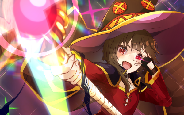 Anime KonoSuba - God’s blessing on this wonderful world!! Megumin HD Wallpaper | Background Image