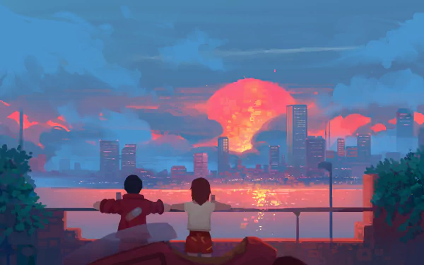 cityscape sea sunset Anime Akira anime sunset HD Desktop Wallpaper | Background Image