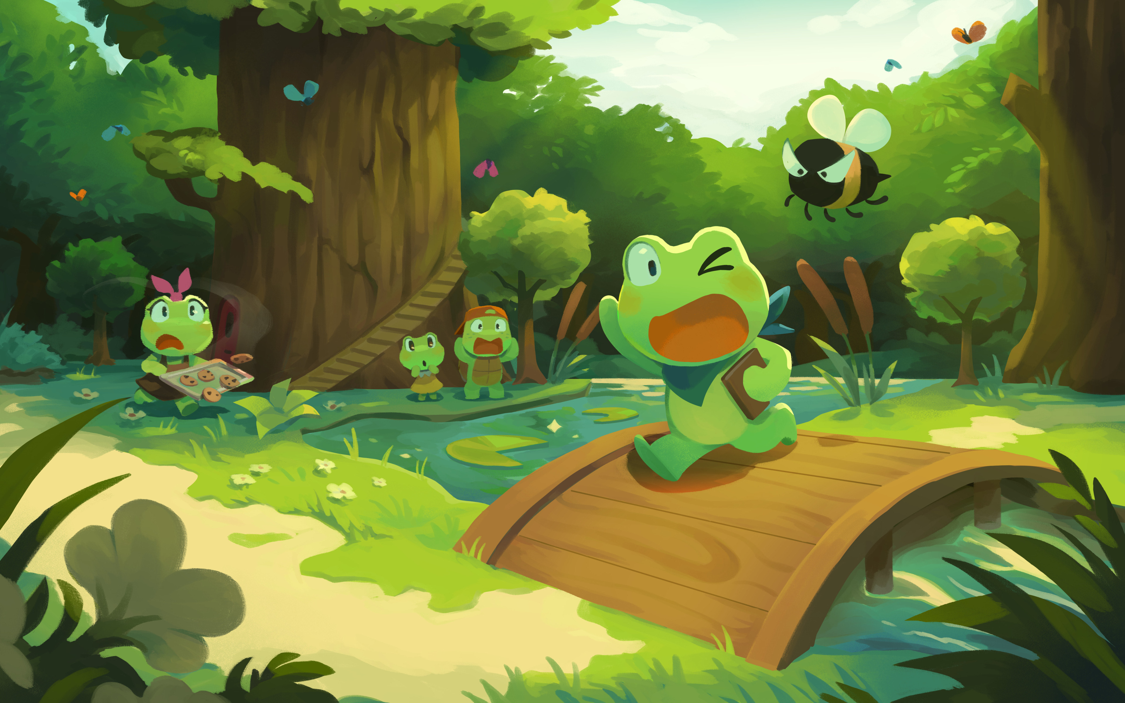 Video Game A Frog's Tale 4k Ultra HD Wallpaper