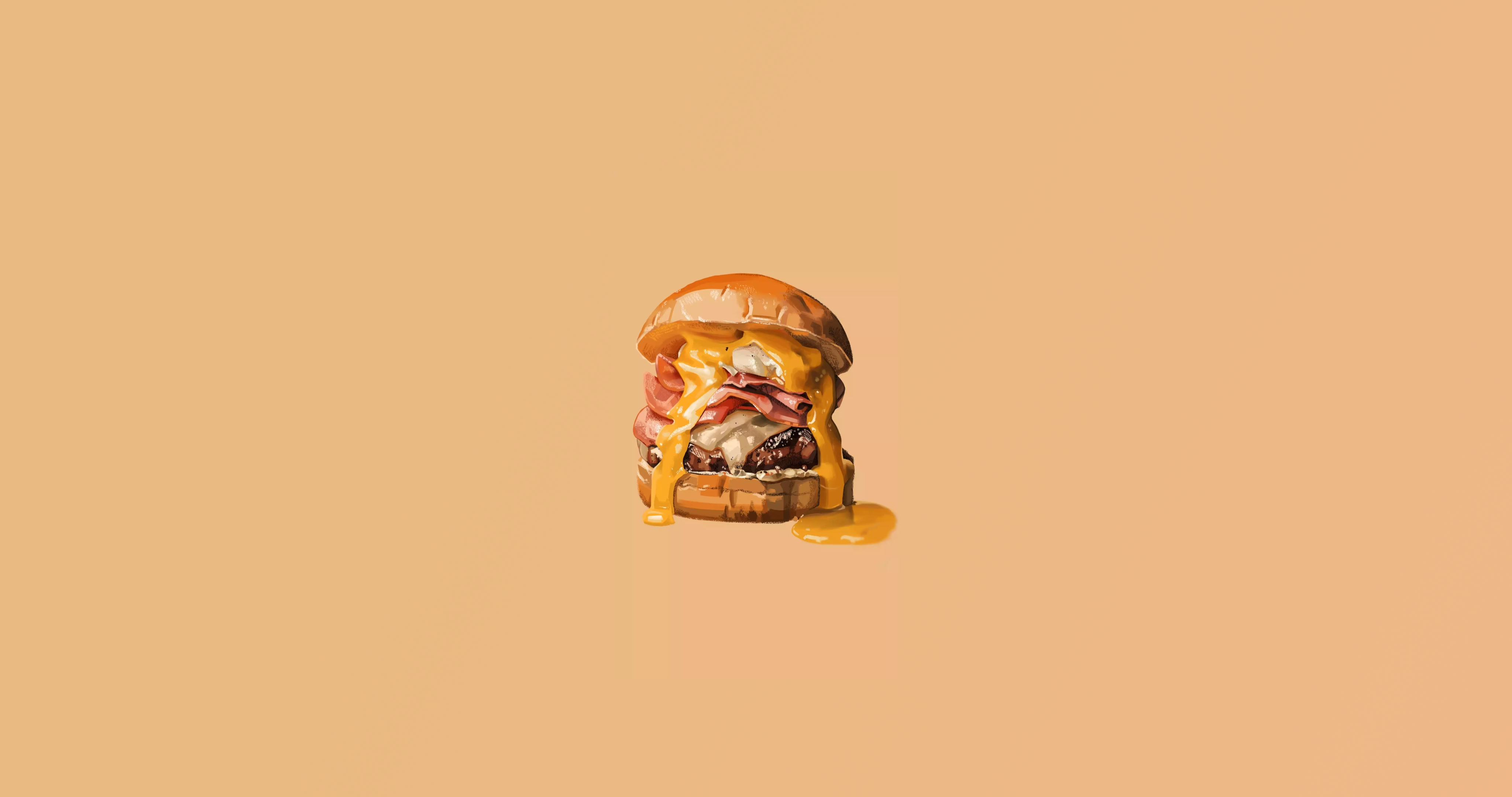 Food Burger 4k Ultra HD Wallpaper by Apollo S