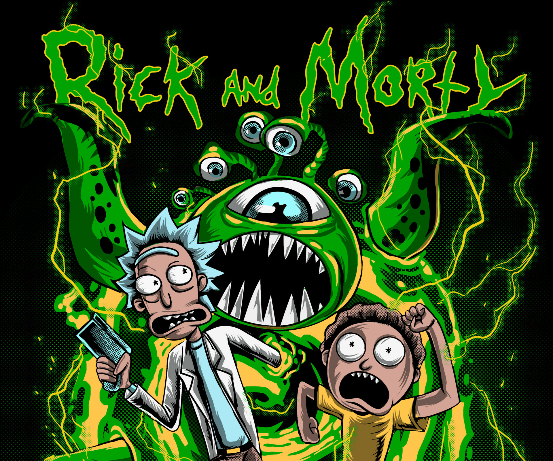 Rick and Morty HD Wallpaper by Trevor Carleson