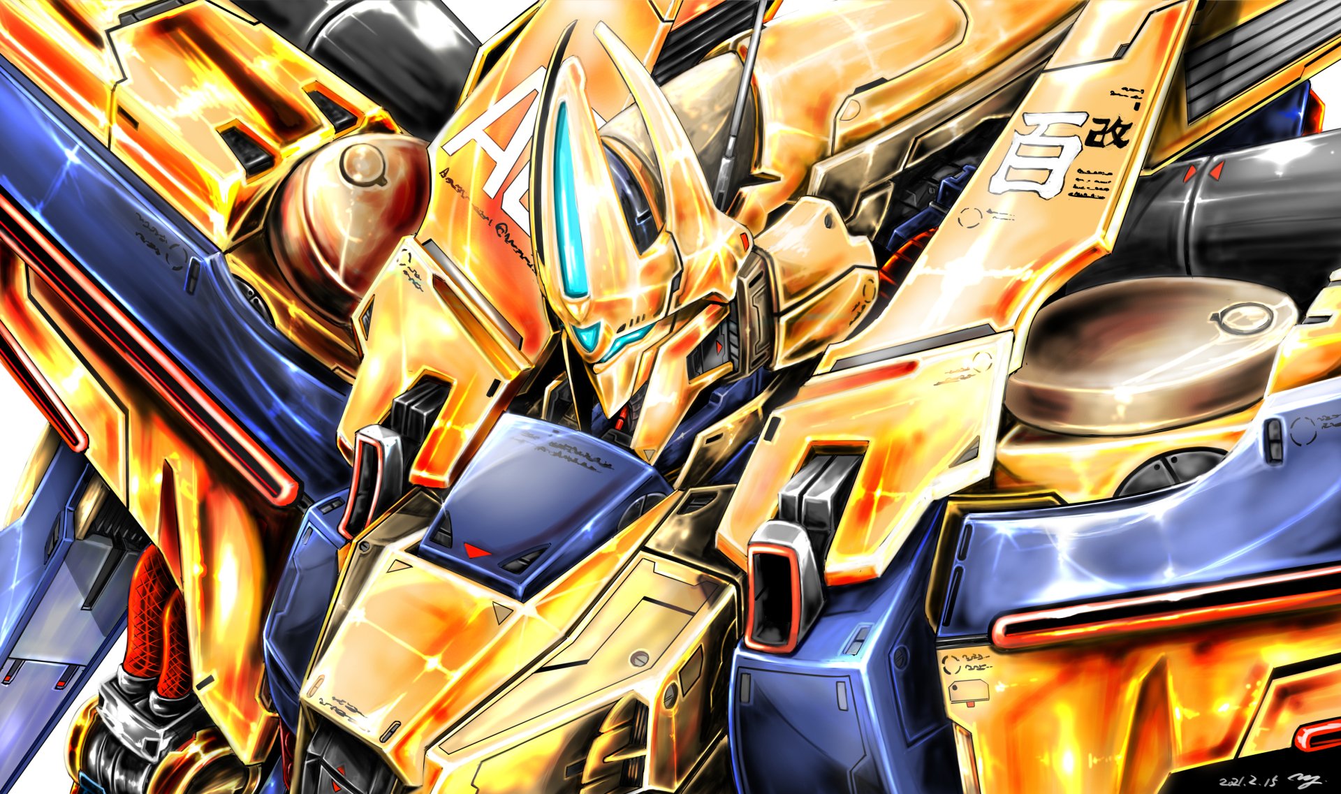 Download Anime Mobile Suit Zeta Gundam HD Wallpaper