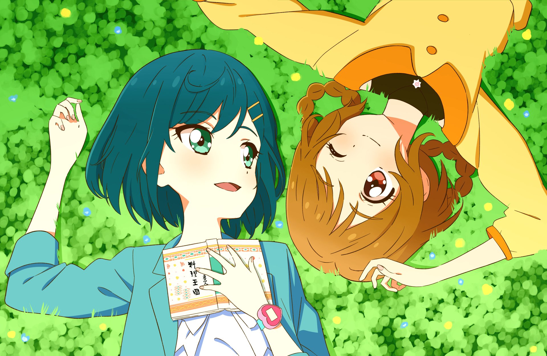 Download Hanamichi Ran Fuwa Kokone Anime Delicious Party Precure 4k Ultra HD Wallpaper