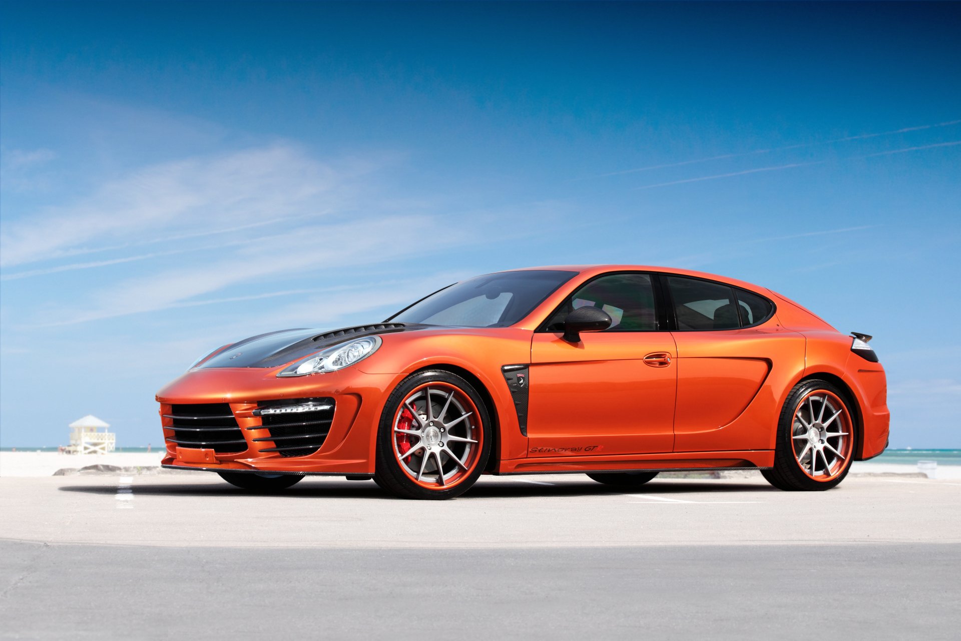 Download Vehicle Porsche Panamera Stingray GTR 4k Ultra HD Wallpaper